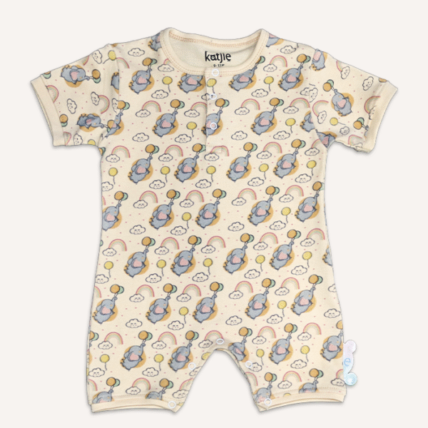 Baby Romper – Mickey Balloon Pattern